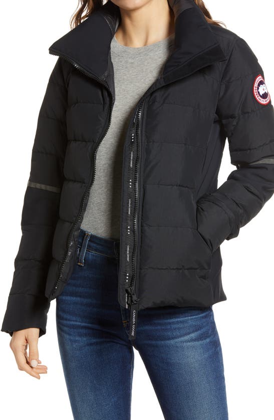 Canada Goose Hybridge 750 Fill Power Down Jacket In Black