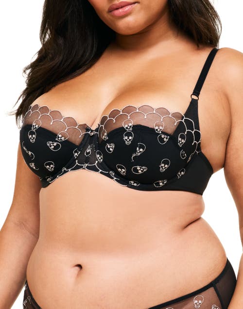 Shop Adore Me Bettie Contour Balconette Bra In Dark Grey