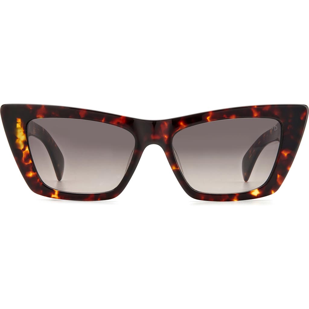 Rag & Bone 53mm Cat Eye Sunglasses In Brown