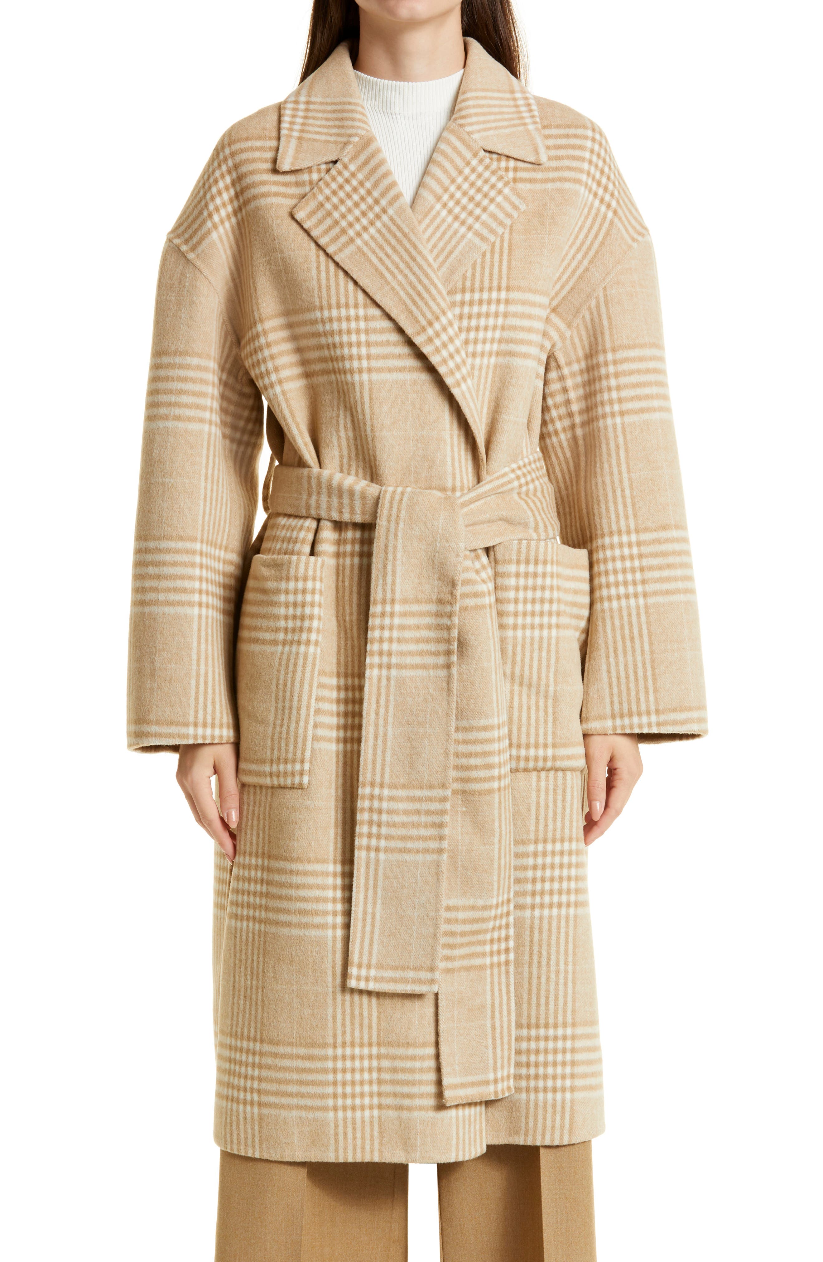 ricky wool blend coat