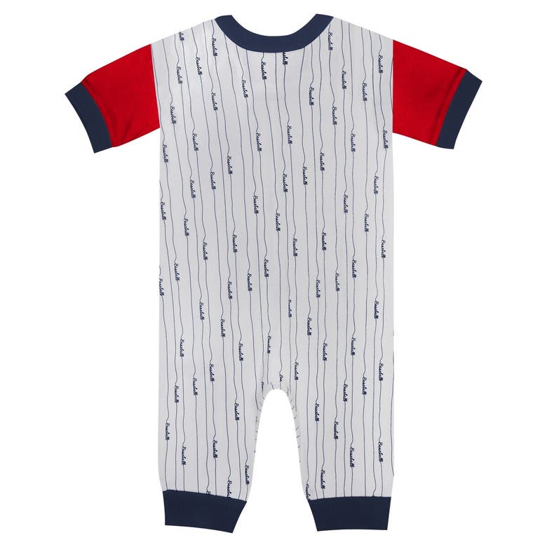 Shop Outerstuff Newborn & Infant Fanatics Branded White Boston Red Sox Logo Best Series Full-snap Jumper