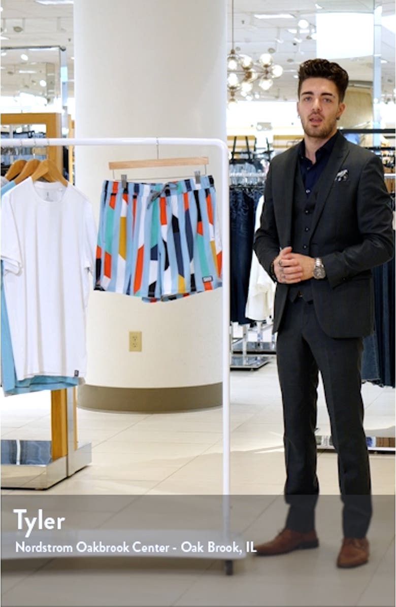 Oh Buoy Stripe 2-in-1 Hybrid Shorts, sales video thumbnail