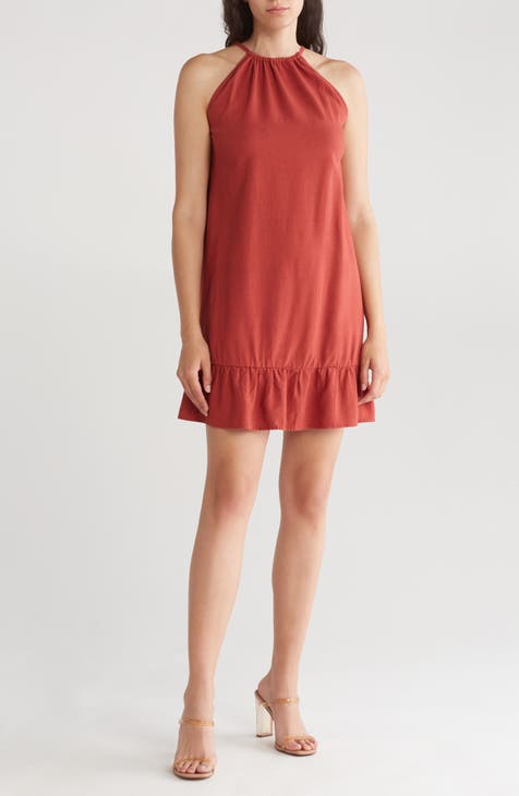 Mymilo Flounce Hem Minidress