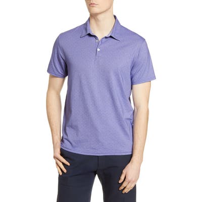 Zachary Prell Bayville Regular Fit Dobby Polo, Purple