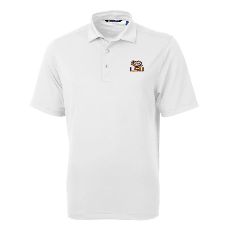 Shop Cutter & Buck White Lsu Tigers Virtue Eco Pique Recycled Polo
