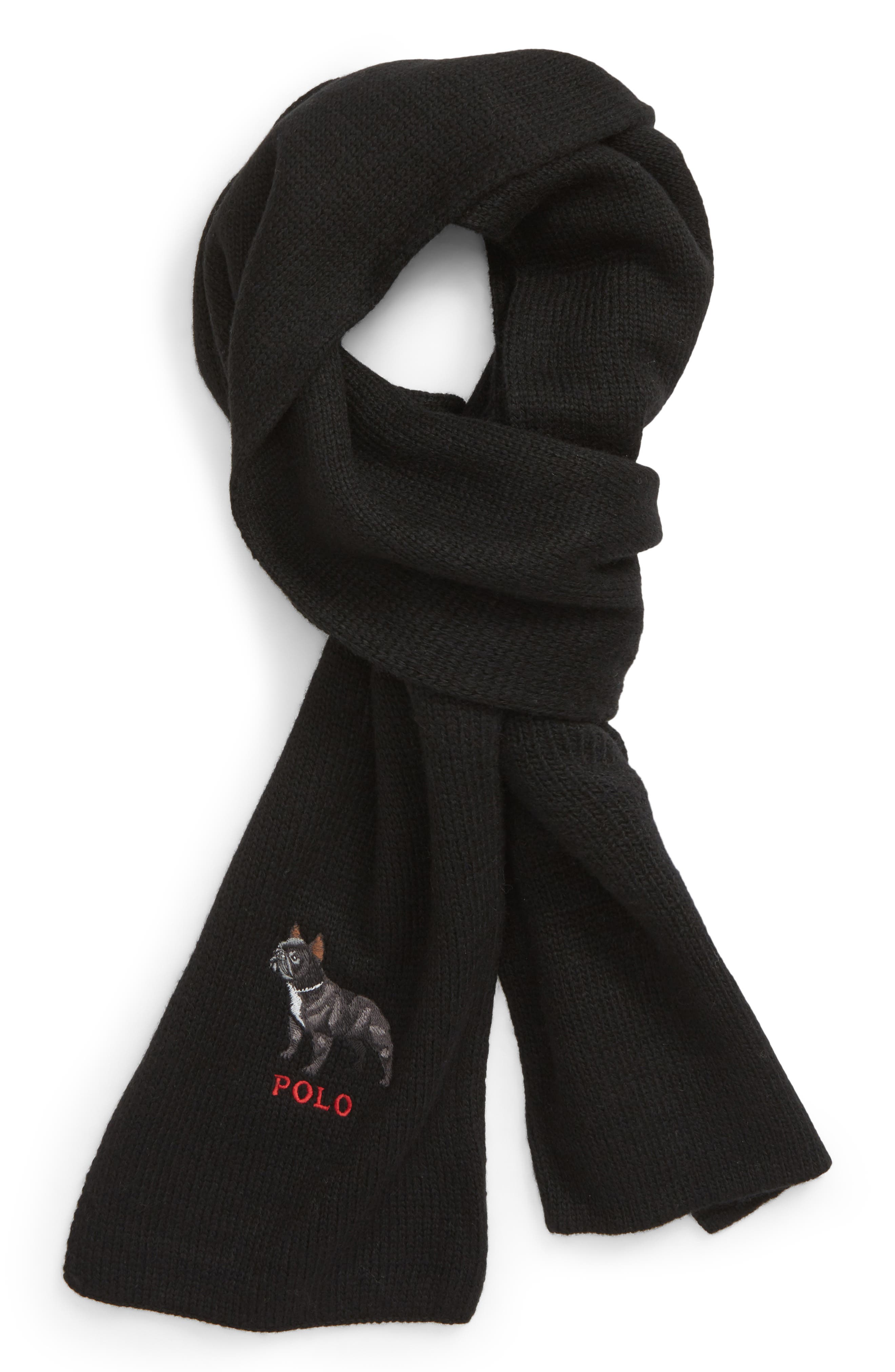 polo bulldog scarf