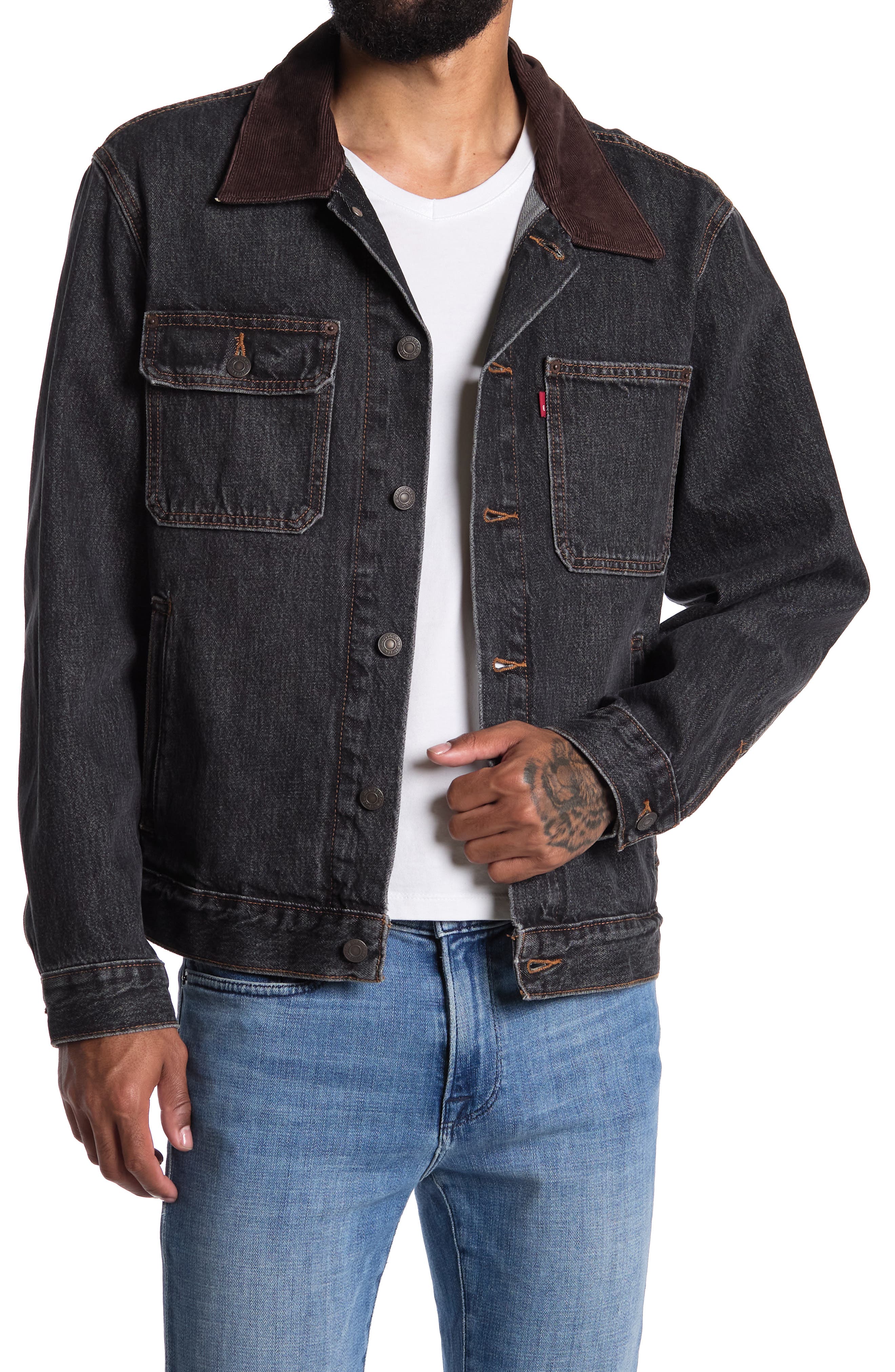 stock trucker jacket