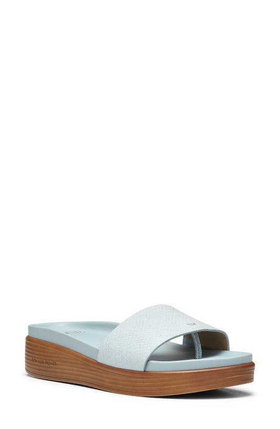 Donald Pliner Fiji Suede Slide Sandal In Sky