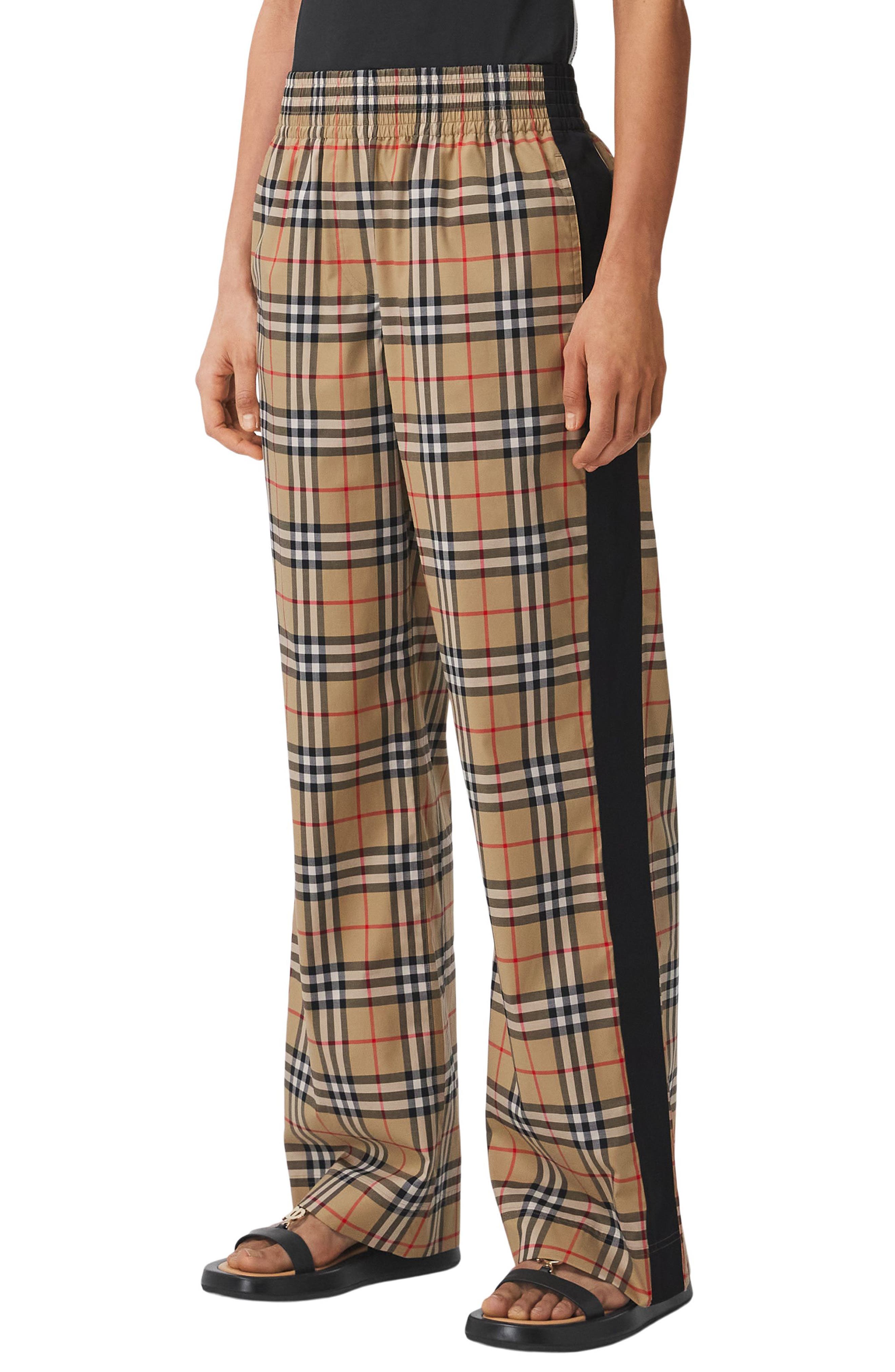 burberry cotton pants