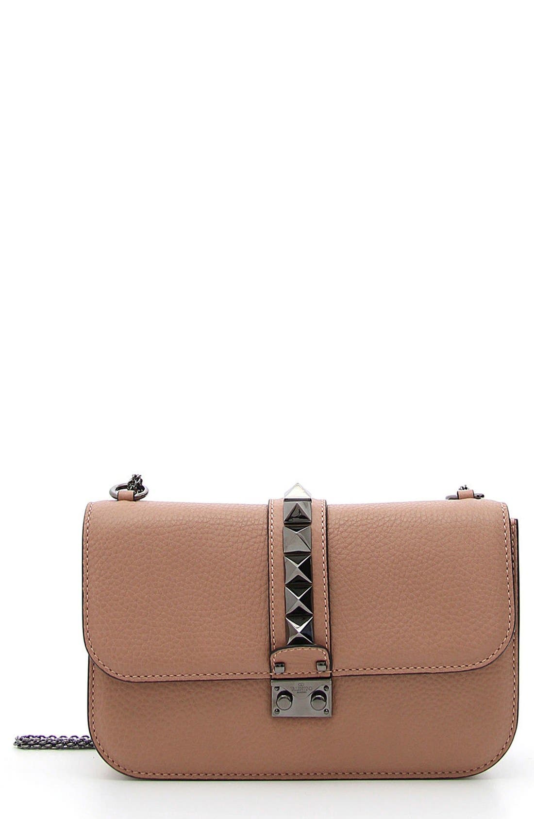 VALENTINO GARAVANI 'Rockstud Medium Lock' Leather Shoulder Bag