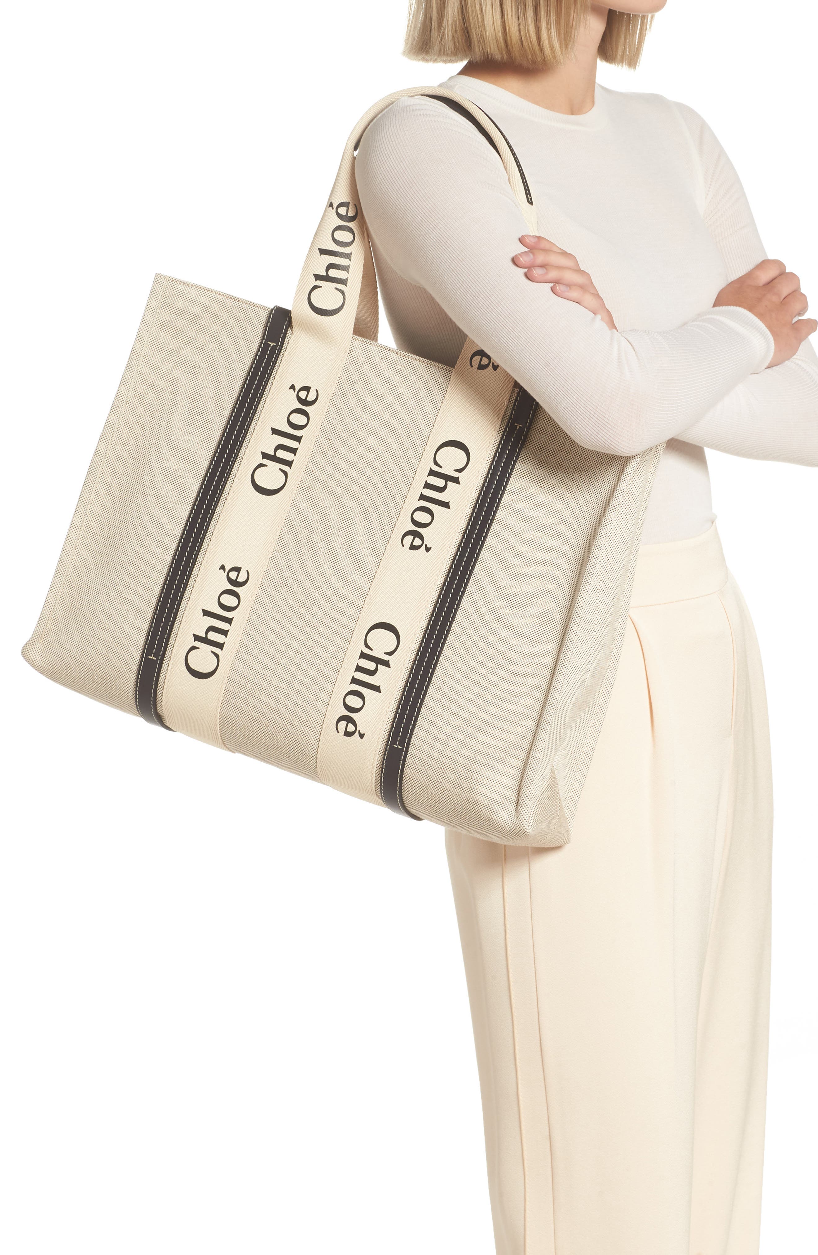 canvas chloe bag