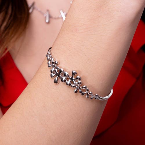 Lucy Quartermaine Women's Sterling Silver Splash Cuff Bangle In Sterling Silver