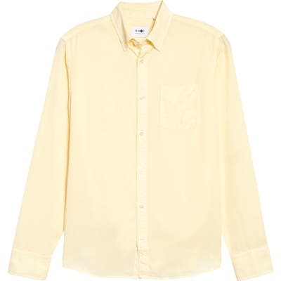 Nn07 Levon Slim Fit Button-Down Shirt, Beige