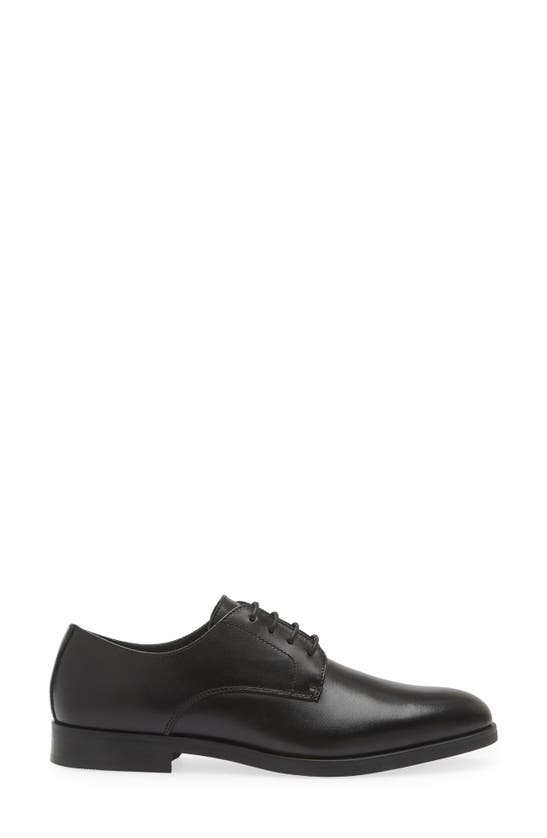 Shop Nordstrom Emmett Plain Toe Derby In Black