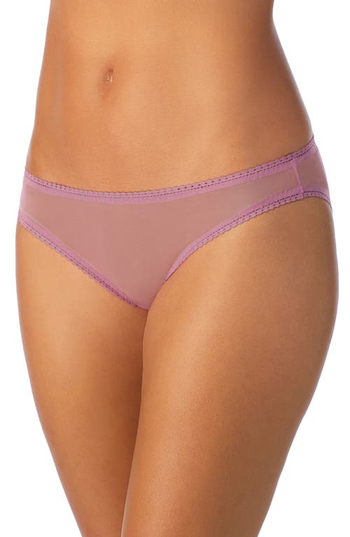 Shop On Gossamer Mesh Bikini In Mauve Orchid