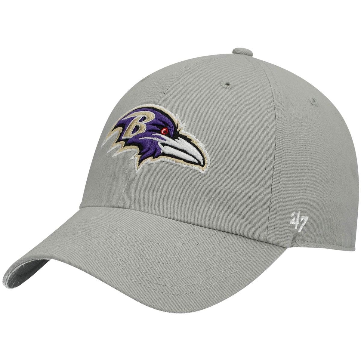 47 Gray Baltimore Ravens Clean 