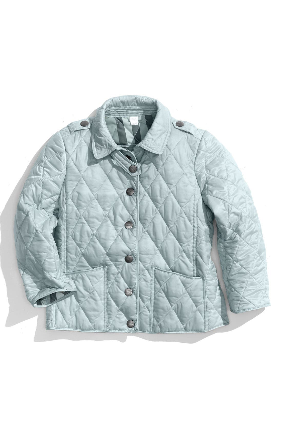 burberry girls quilted jacket