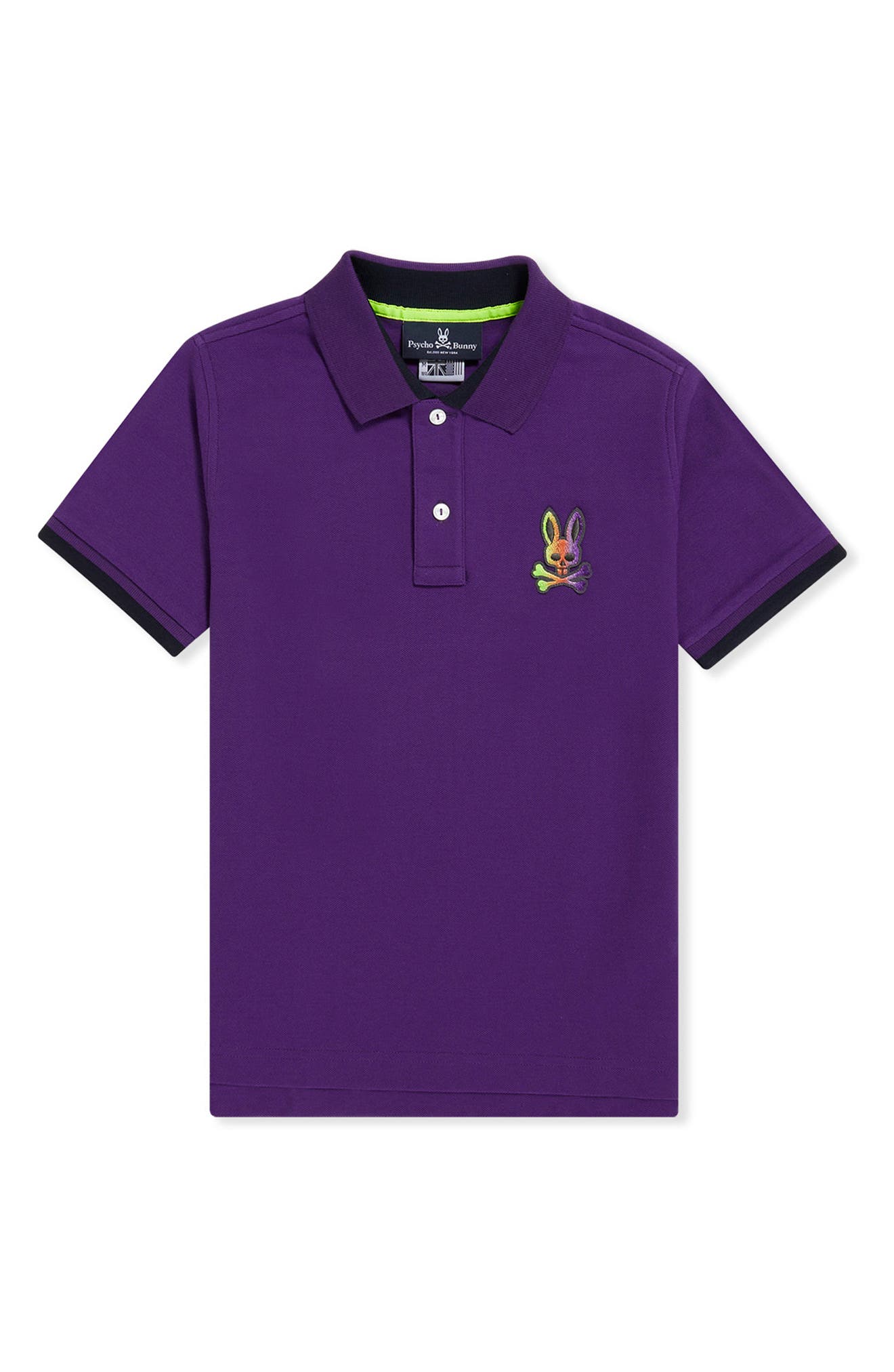 psycho bunny purple polo