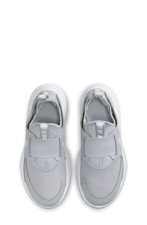 Shop Nike Flex Runner 3 Slip-on Shoe In Wolf Grey/white