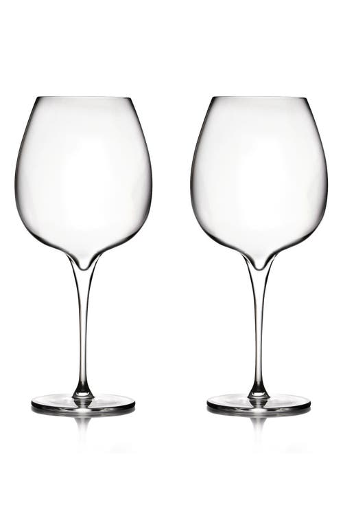 Nambé Vie Set of 2 Pinot Noir Glasses in Clear at Nordstrom