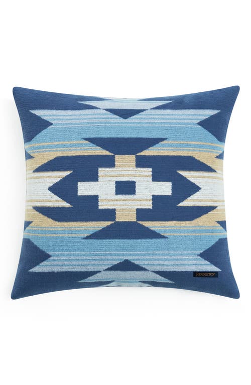 Pendleton Moonlit Mesa Cotton Accent Pillow in Blue Tones