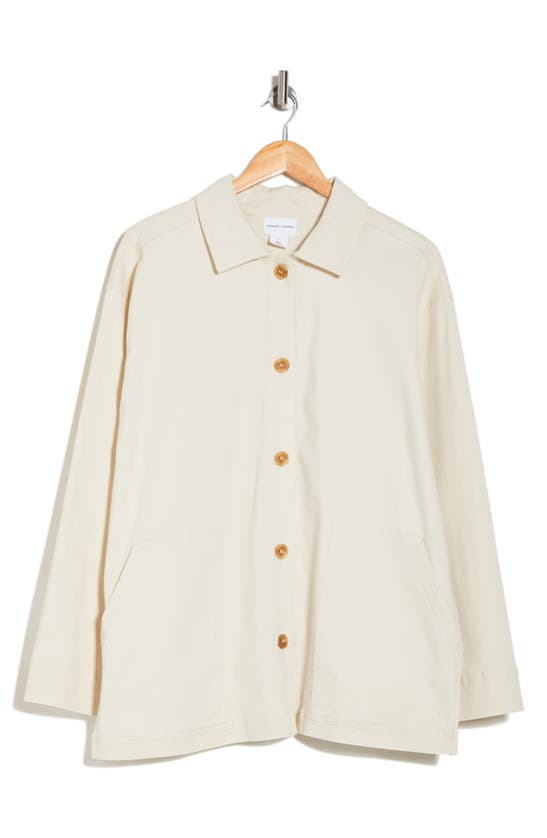 Shop Melrose And Market Classic Jacket In Ivory Dove