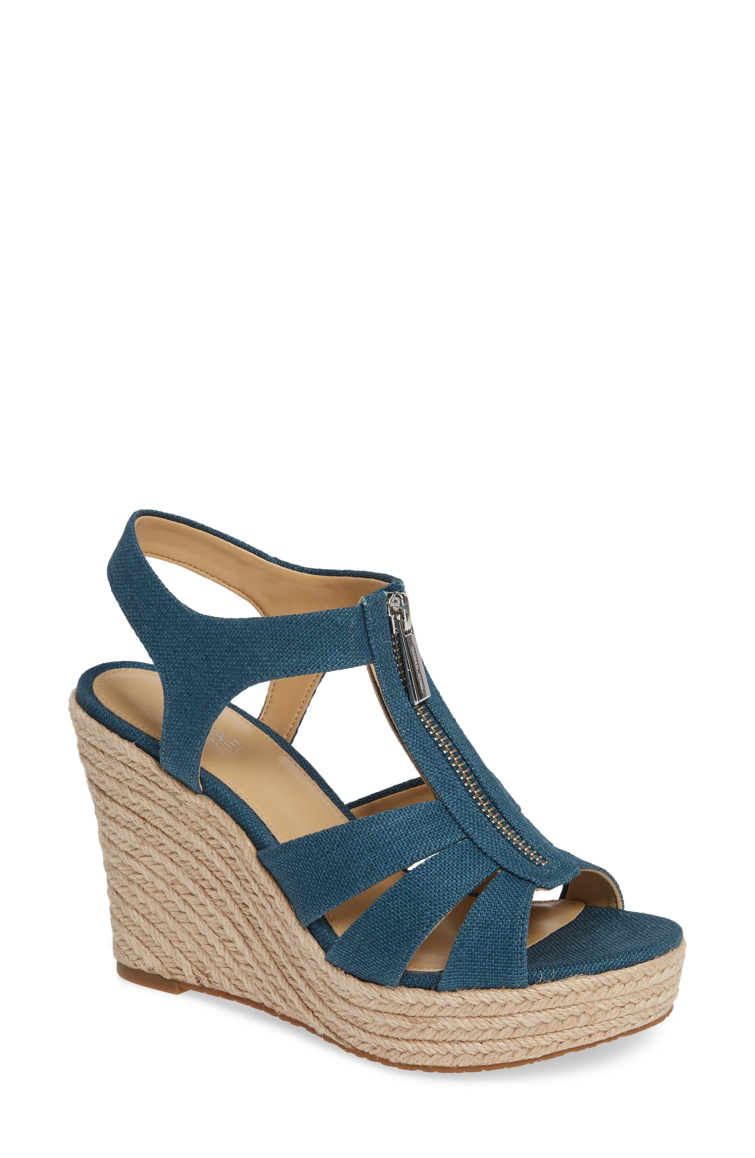 michael kors berkley espadrille wedge sandals