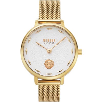 Versus Versace La Villette Mesh Strap Watch,