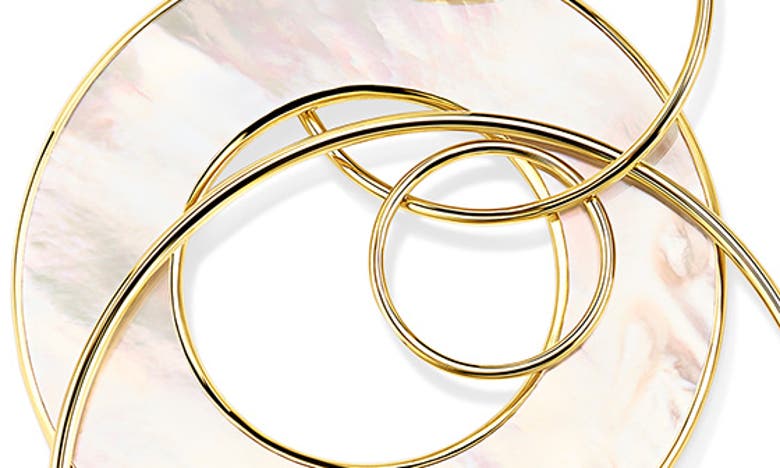 Ippolita Polished Rock Candy 18k 29.00 Ct. Tw. Pearl Slice Earrings In Gold