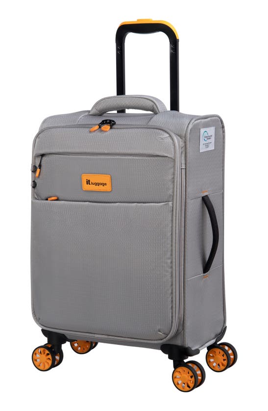 It Luggage Eco Icon 21" Spinner Suitcase In Gray
