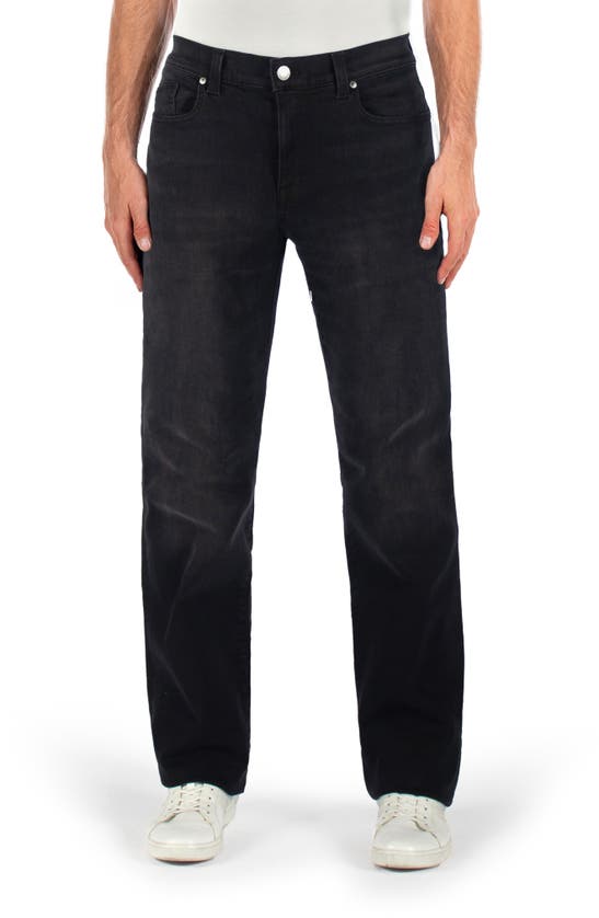Shop Fidelity Denim 50-11 Relaxed Straight Leg Stretch Jeans In Midnight