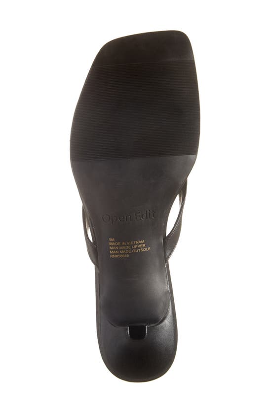 Open Edit Tori Kitten Heel Sandal In Black