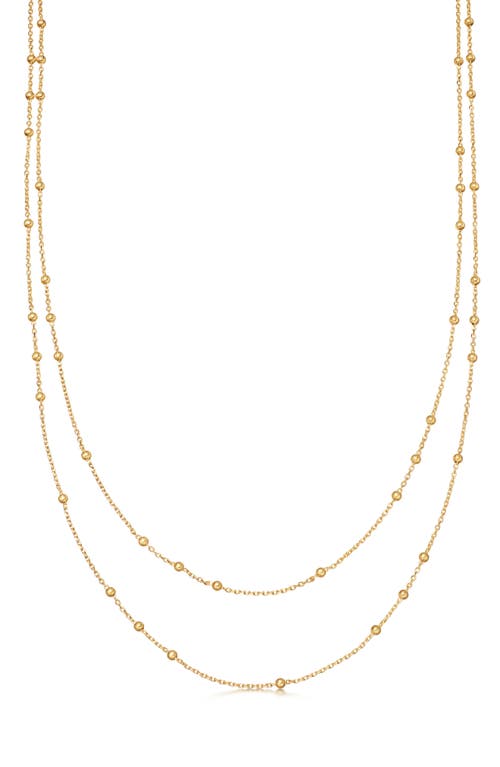 Double Chain Necklace in Gold