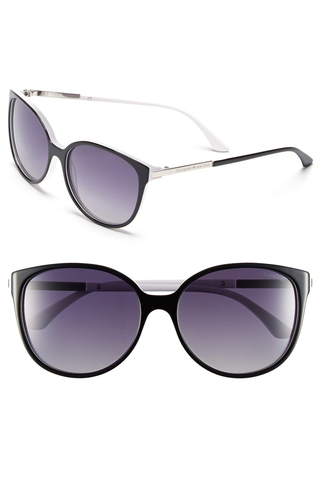 kate spade new york 'shawna' 56mm polarized sunglasses (Nordstrom