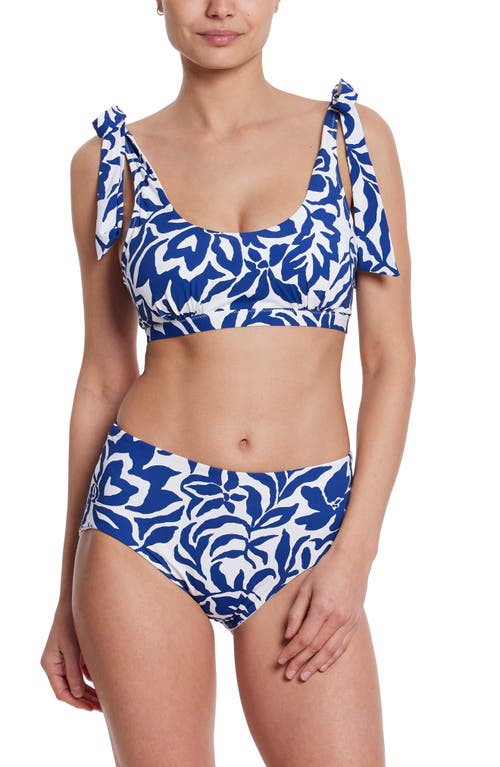 Shop Hanky Panky Boyshorts Bikini Bottoms In Poolside Blue Print