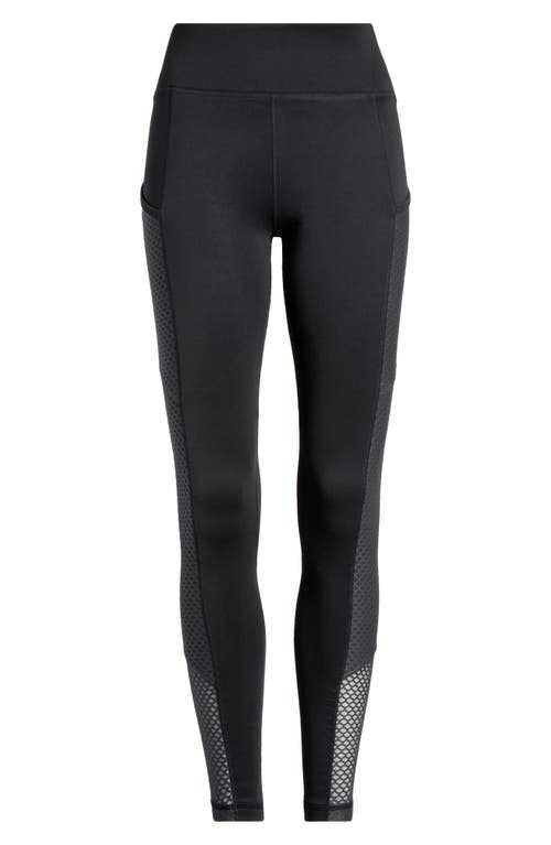 Shop Nike Therma-fit One Pocket Training Leggings In Black/anthracite