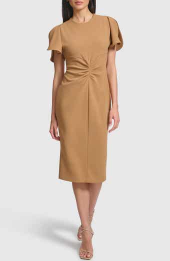 Calvin Klein Ruched Sheath Dress