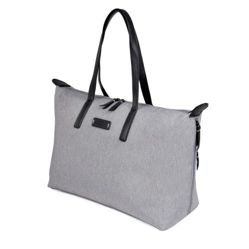 Bugatti Reborn Collection Business Tote Bag In Grey