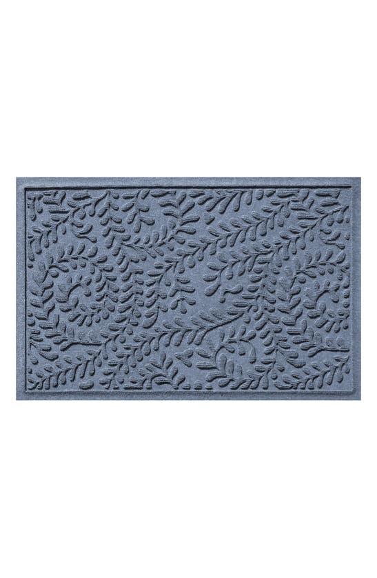 Bungalow Flooring Waterhog Boxwood Floor Mat In Blue