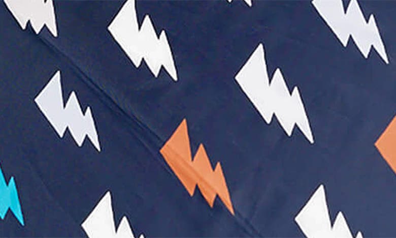 Hatley Kids' Thunderbolts Color Changing Umbrella In Blue