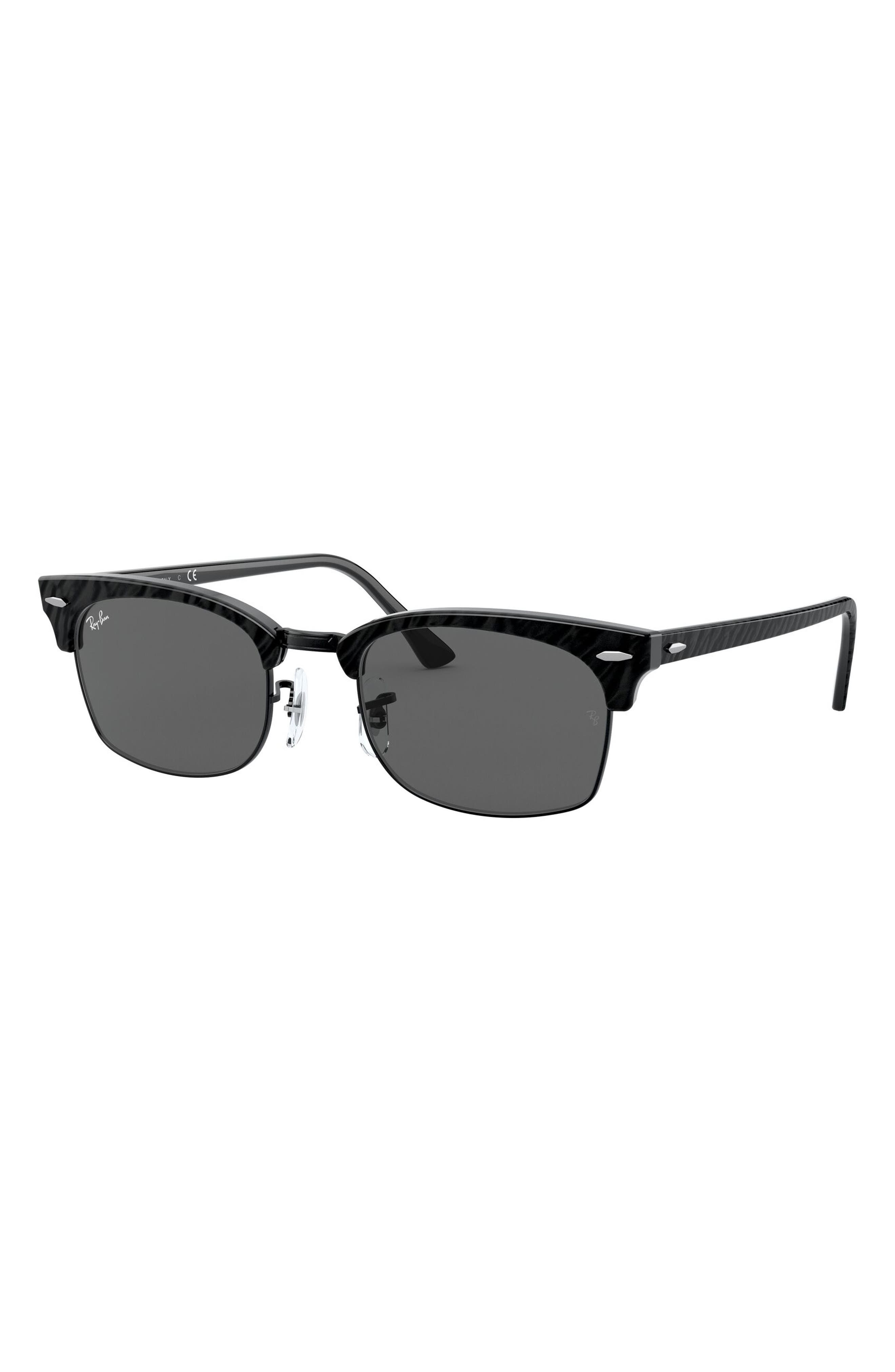 Ray Ban Clubmaster 52mm Rectangular Sunglasses Nordstrom Rack