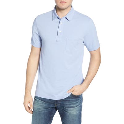 Faherty Sunwashed Regular Fit Polo, Purple