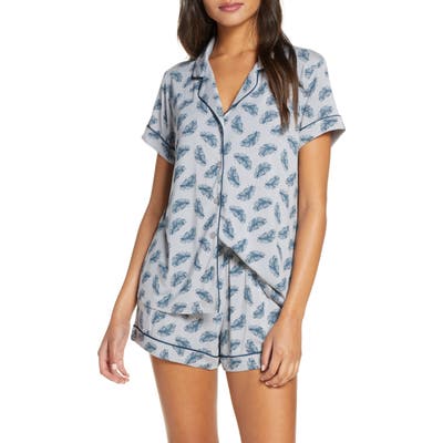 Nordstrom Lingerie Moonlight Short Pajamas, Grey