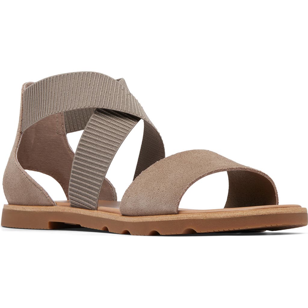 Sorel Ella Iii Sandal In Ash Brown/gum 2