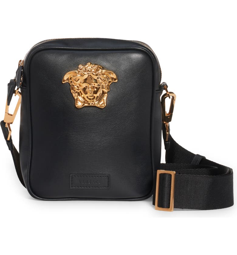 Versace Mini La Medusa Leather Crossbody Bag | Nordstrom