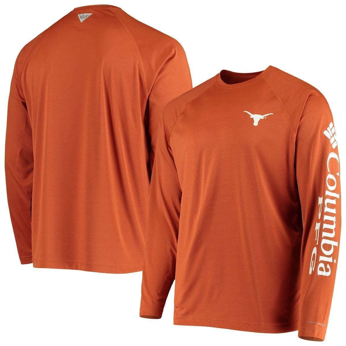 burnt orange dri fit shirt