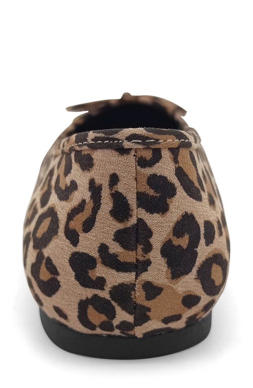 Reaction Kenneth Cole Elstree Ballet Flat In Leopard Micro