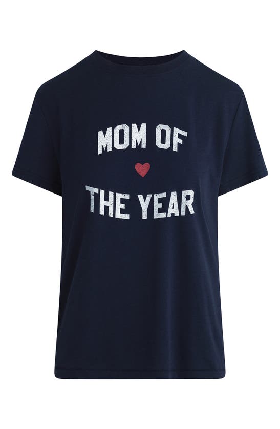Shop Favorite Daughter Mom Of The Year Graphic T-shirt In Navy