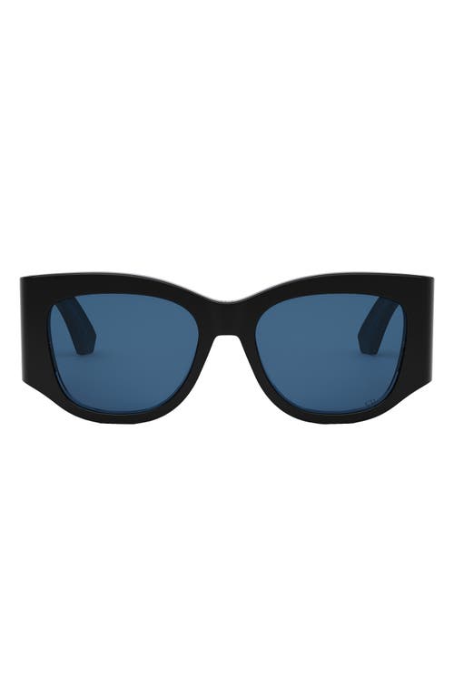 Dior 54mm Nuit S1i Square Sunglasses In Black