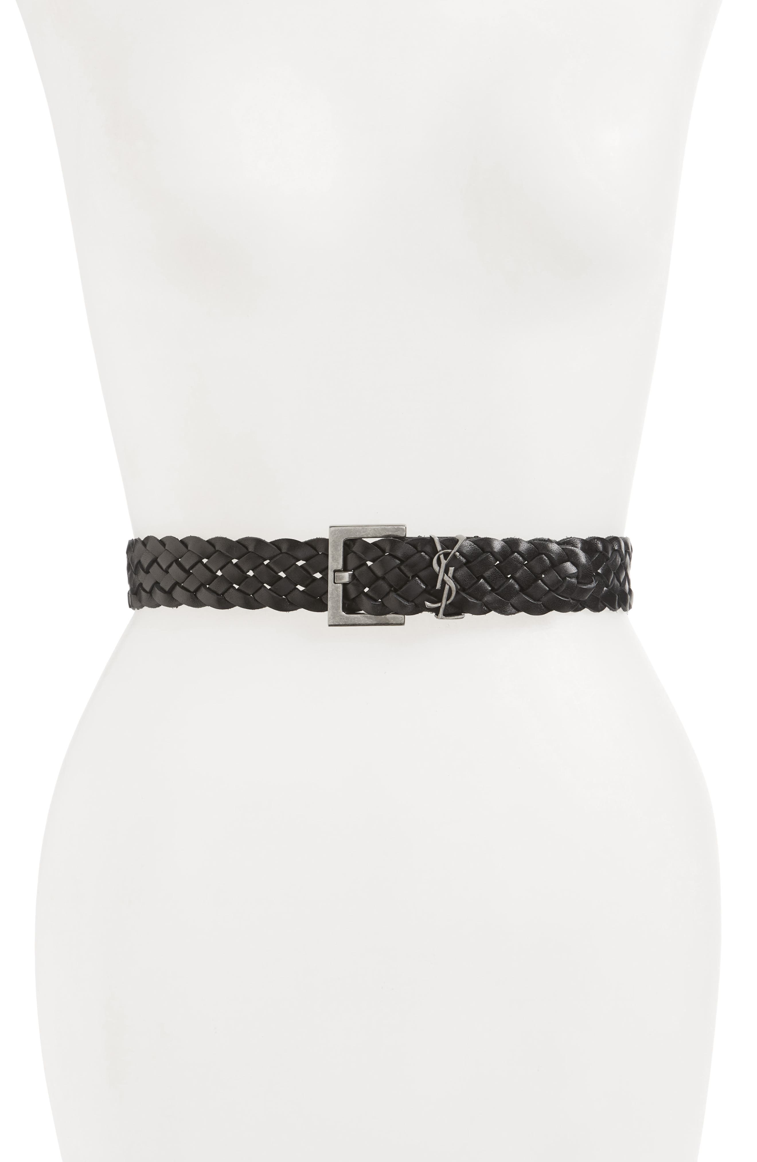 saint laurent black belt